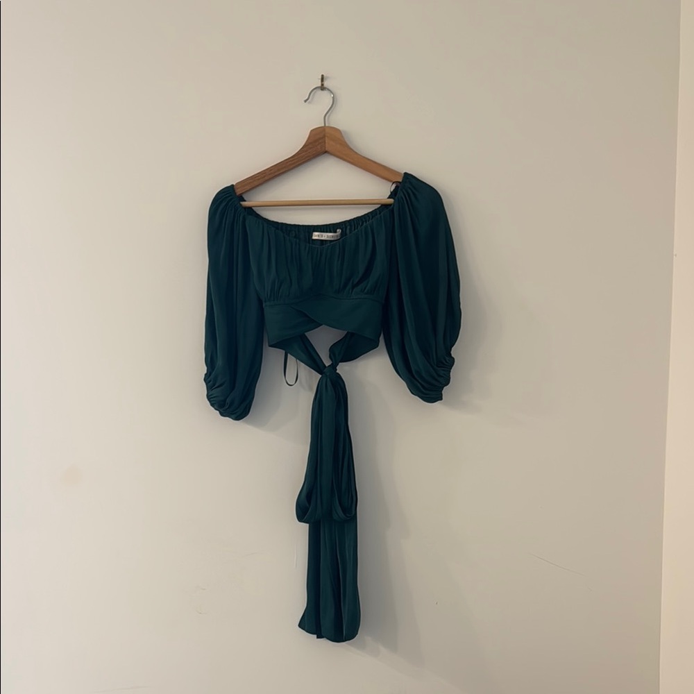 Elegant Green Women's Top